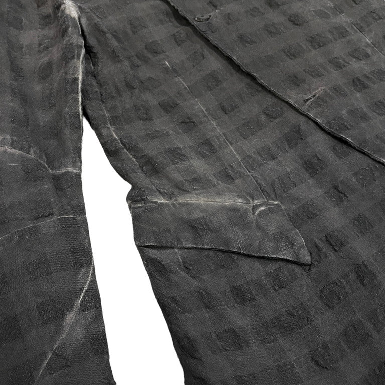 NostraSantissima Plaid asymmetry jacket