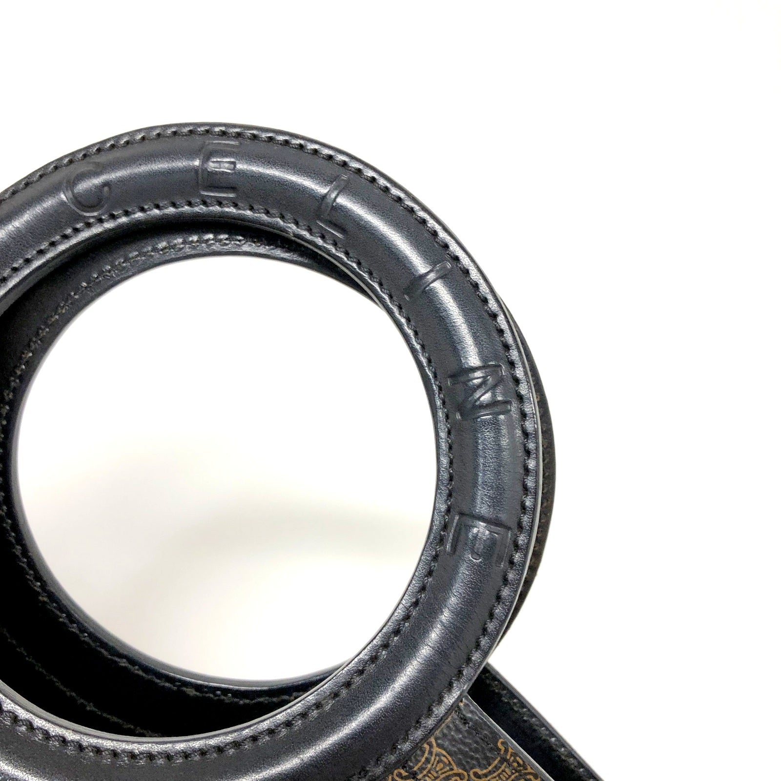 CELINE ハンドバッグ マカダム サークル