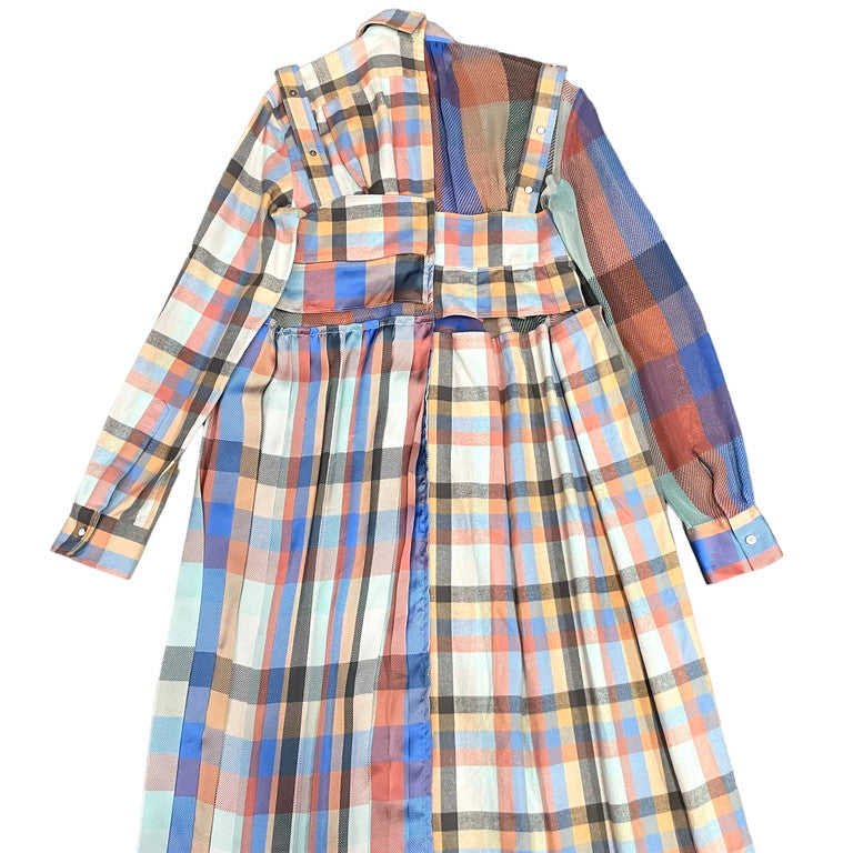 sacai 22AW Plaid switching dress