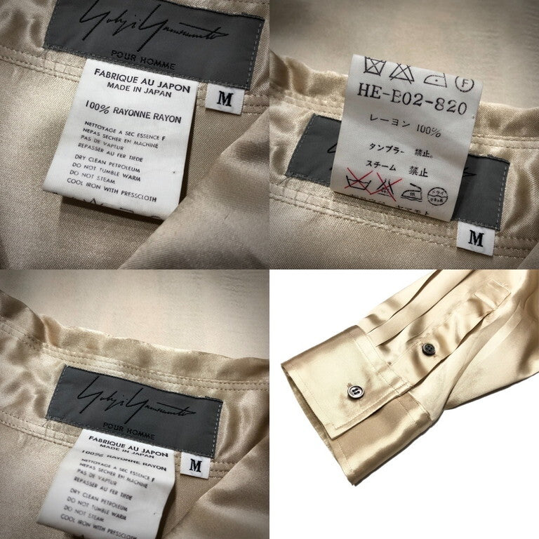 Yohji Yamamoto Pour Homme 95AW Rokumeikan printed shirt