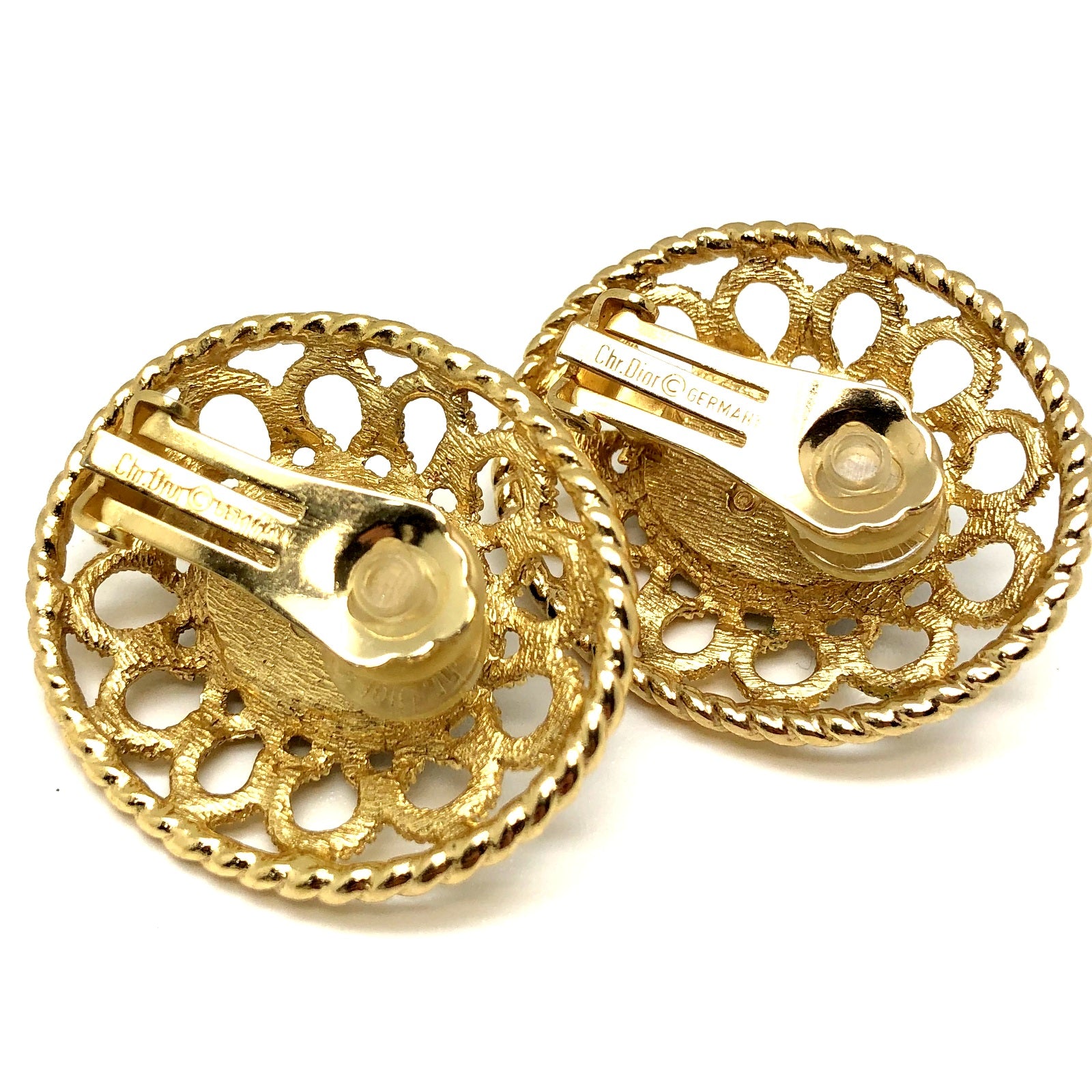 Christian Dior イヤリング ラピスラズリ