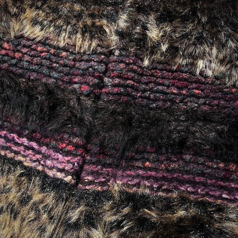 Mame Kurogouchi 22AW Mountainscape Gradation Knitted Coat MM22FW-KN001