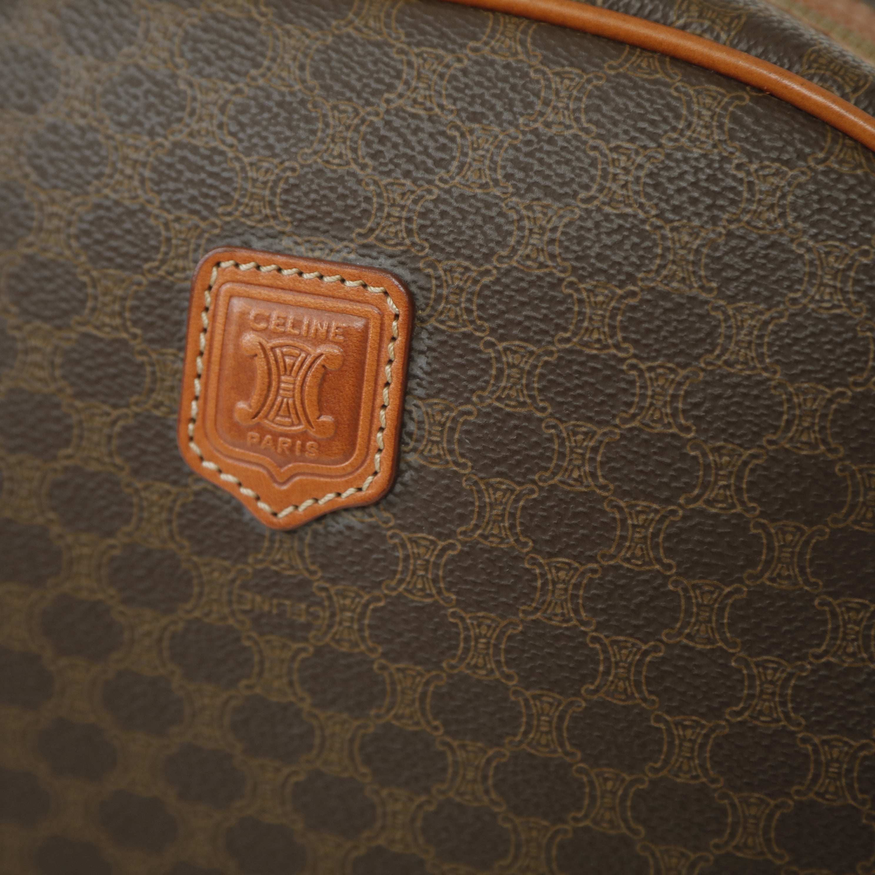 CELINE マカダム ハンドバッグ