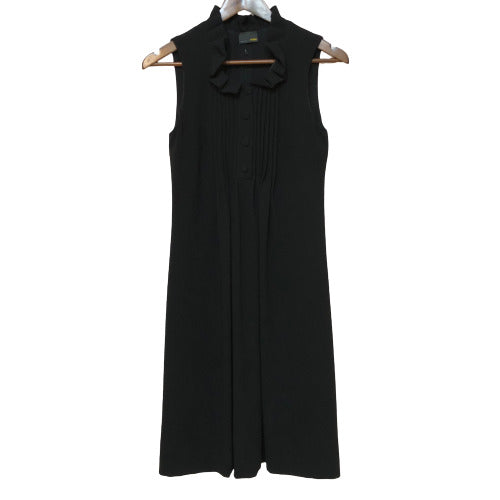 FENDI フリルカラーノースリーブワンピース
