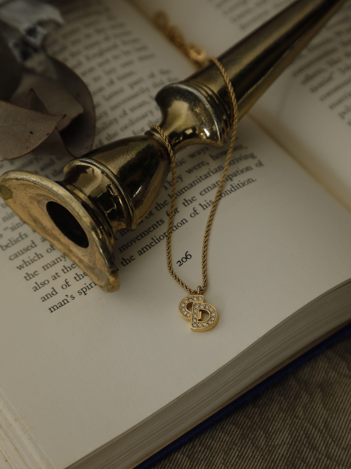 Christian Dior ストーン ネックレス