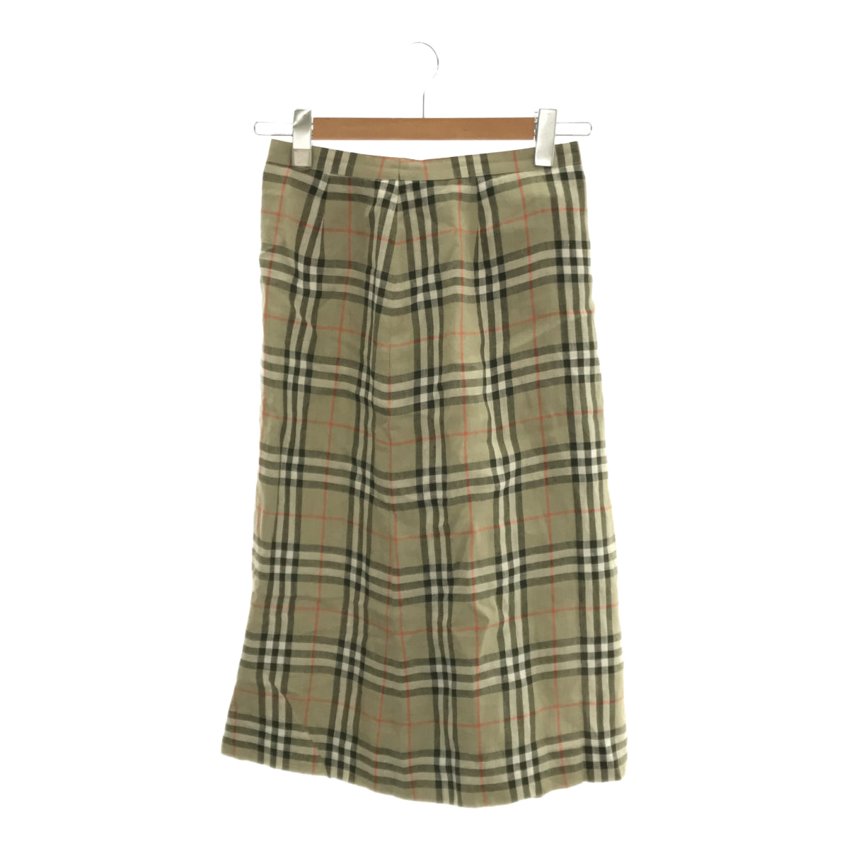 BURBERRY LONDON リネンラップスカート