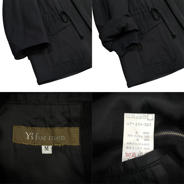 Y's for men Wool padded jacket