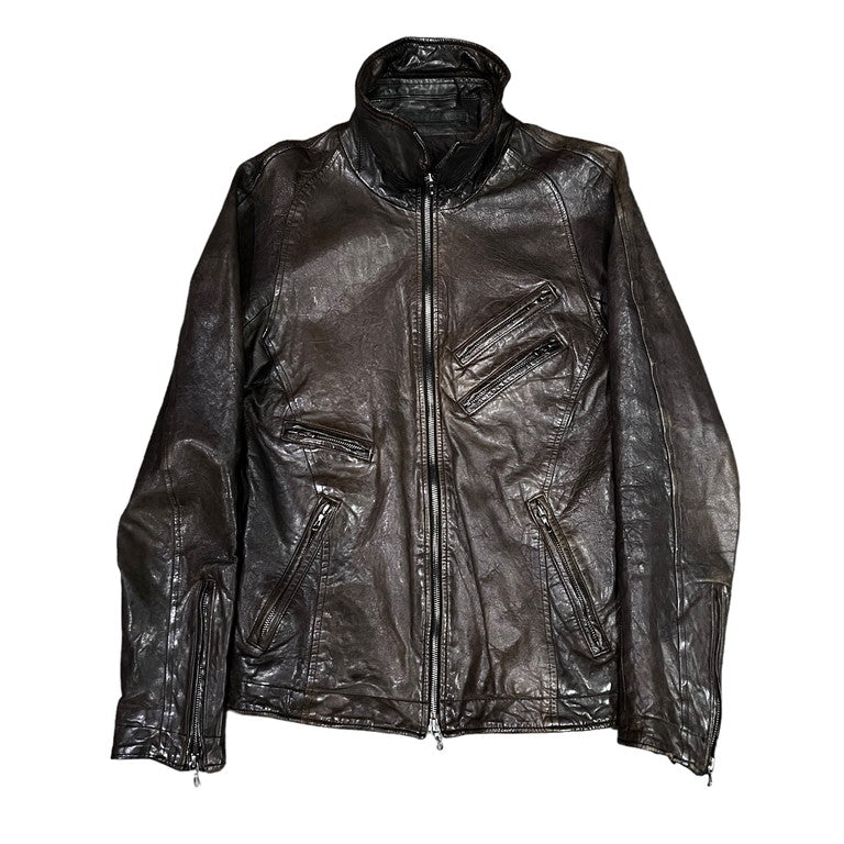 JULIUS 09AW Lamb leather jacket
