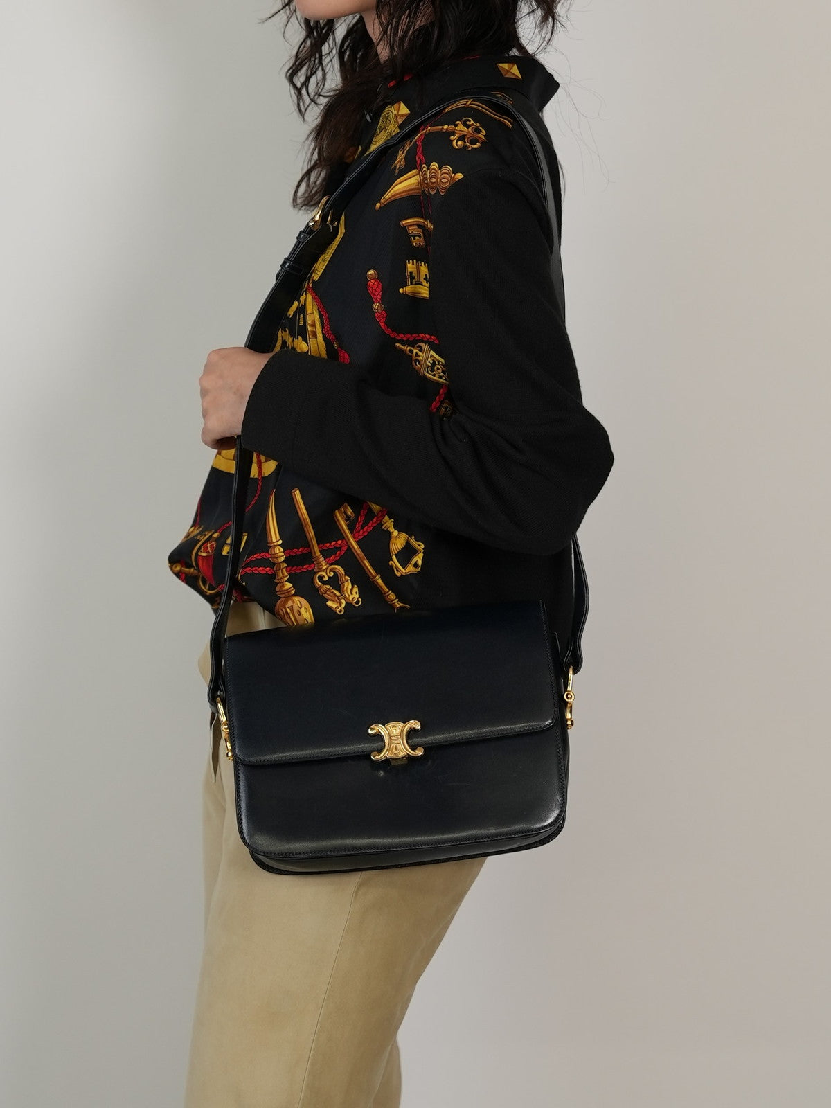 CELINE トリオンフ ショルダーバッグ