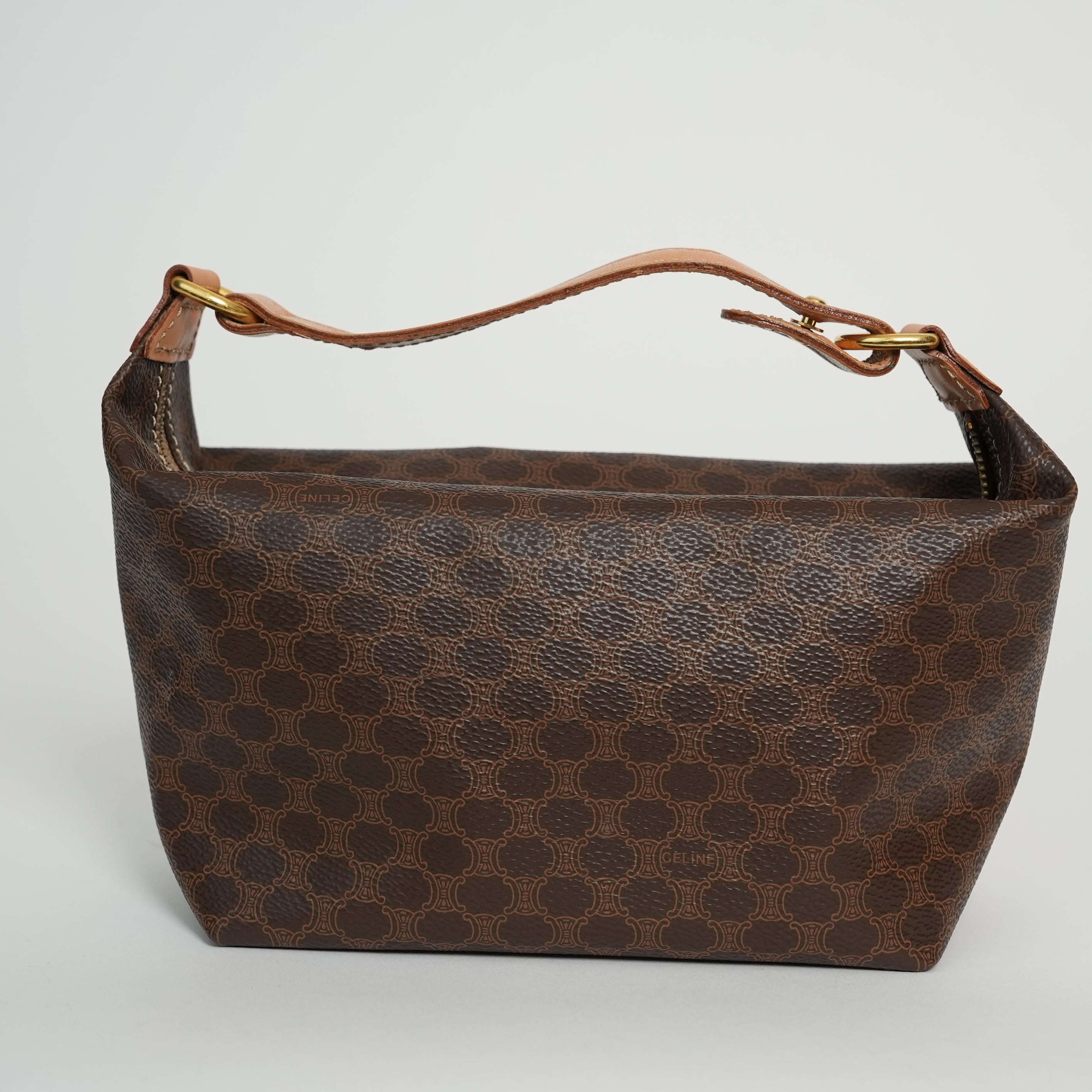 CELINE マカダム ハンドルポーチ