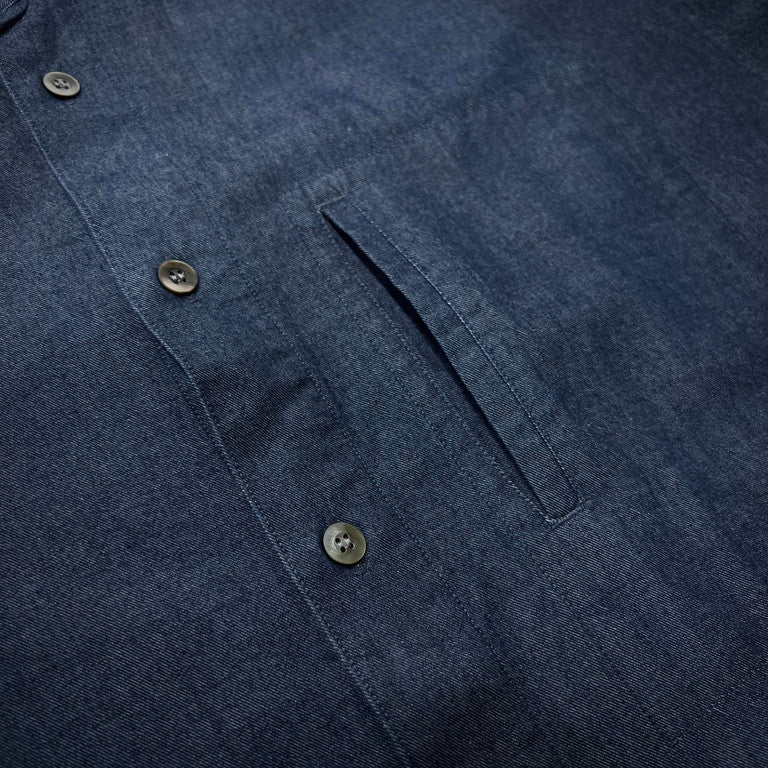 ISSEY MIYAKE MEN 91AW Band collar shirt