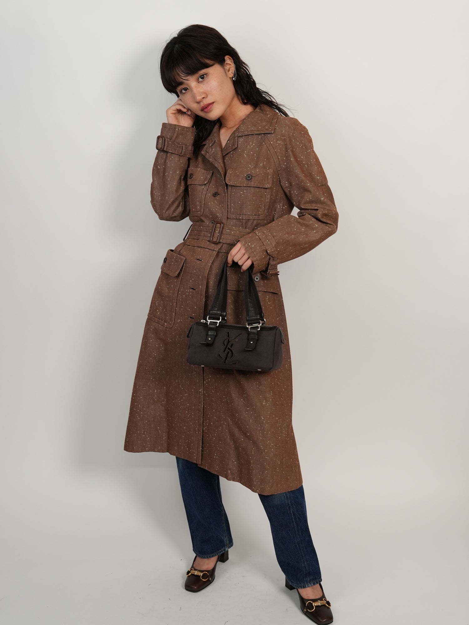 YVES SAINT LAURENT カハラ ミニハンドバッグ