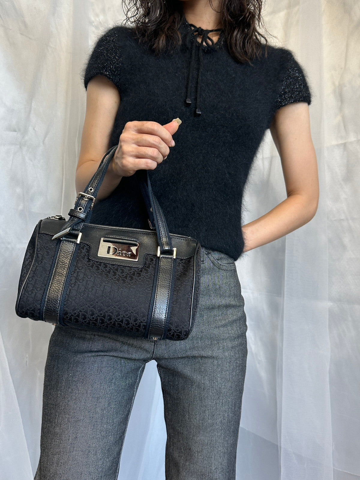 Christian Dior ミニボストンバッグ トロッター