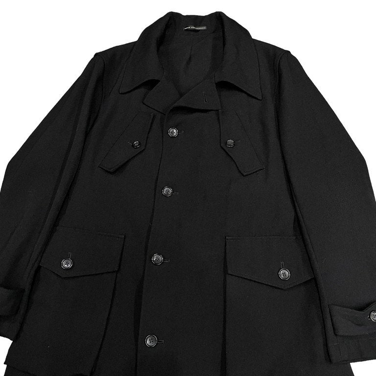 Y's for men オールドギャバジン4ポケットミリタリーコート