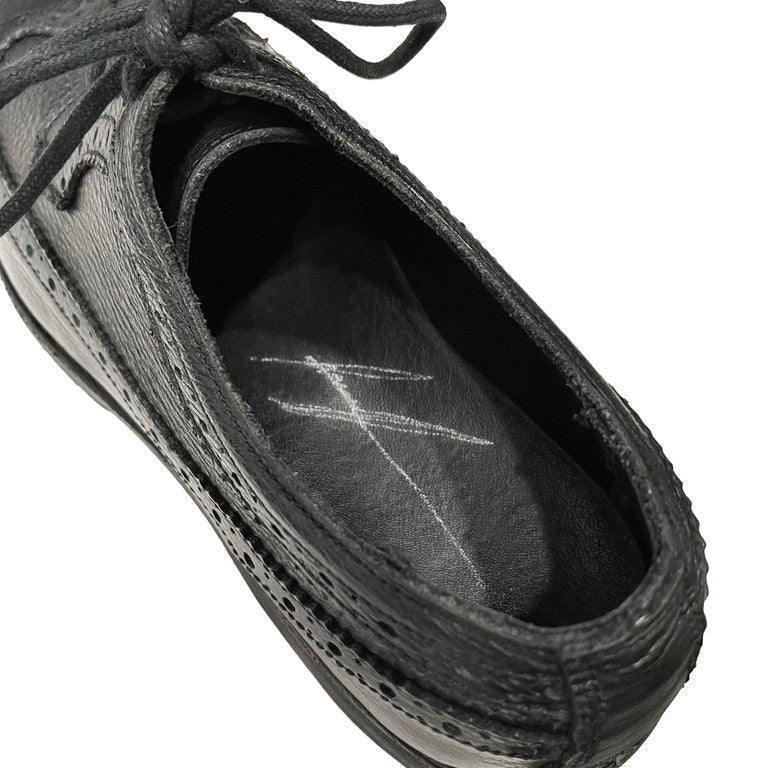 GEOFFREY B.SMALL Grain leather brogue shoes