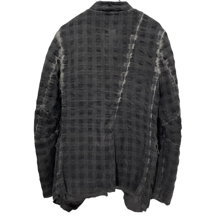 NostraSantissima Plaid asymmetry jacket