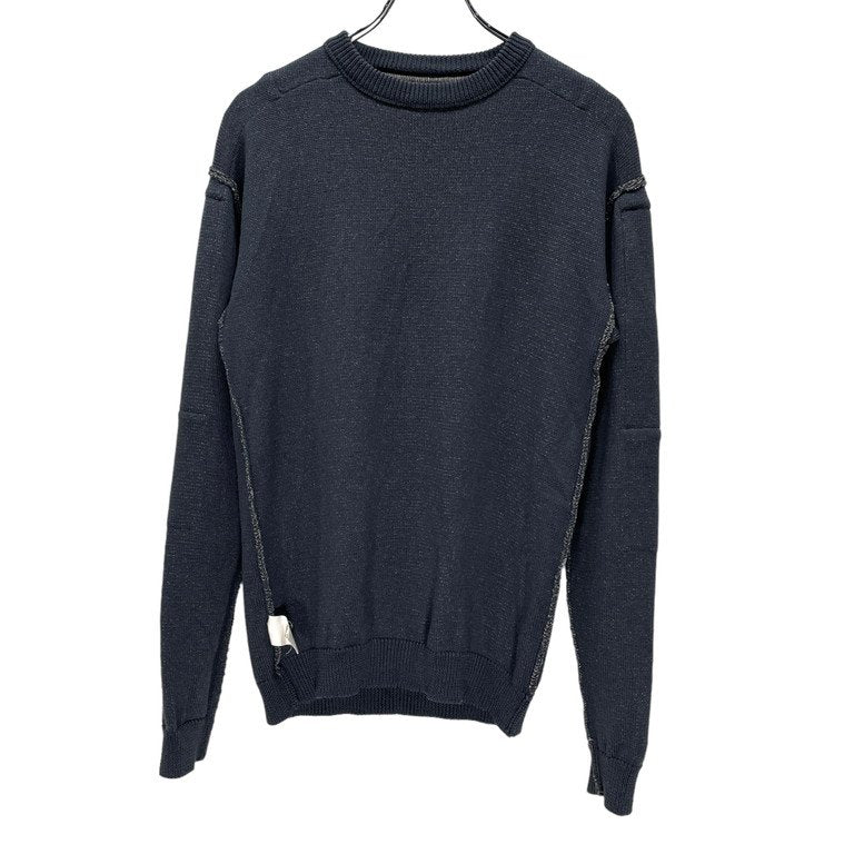 hussein chalayan 03AW PLACE NON-PLACE インサイドアウトリバーシブルパッチニットセーター