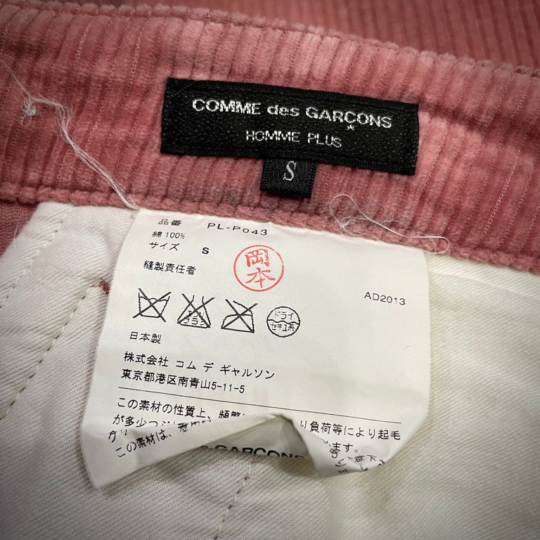 COMME des GARCONS HOMME PLUS 13AW Corduroy sarouel shorts