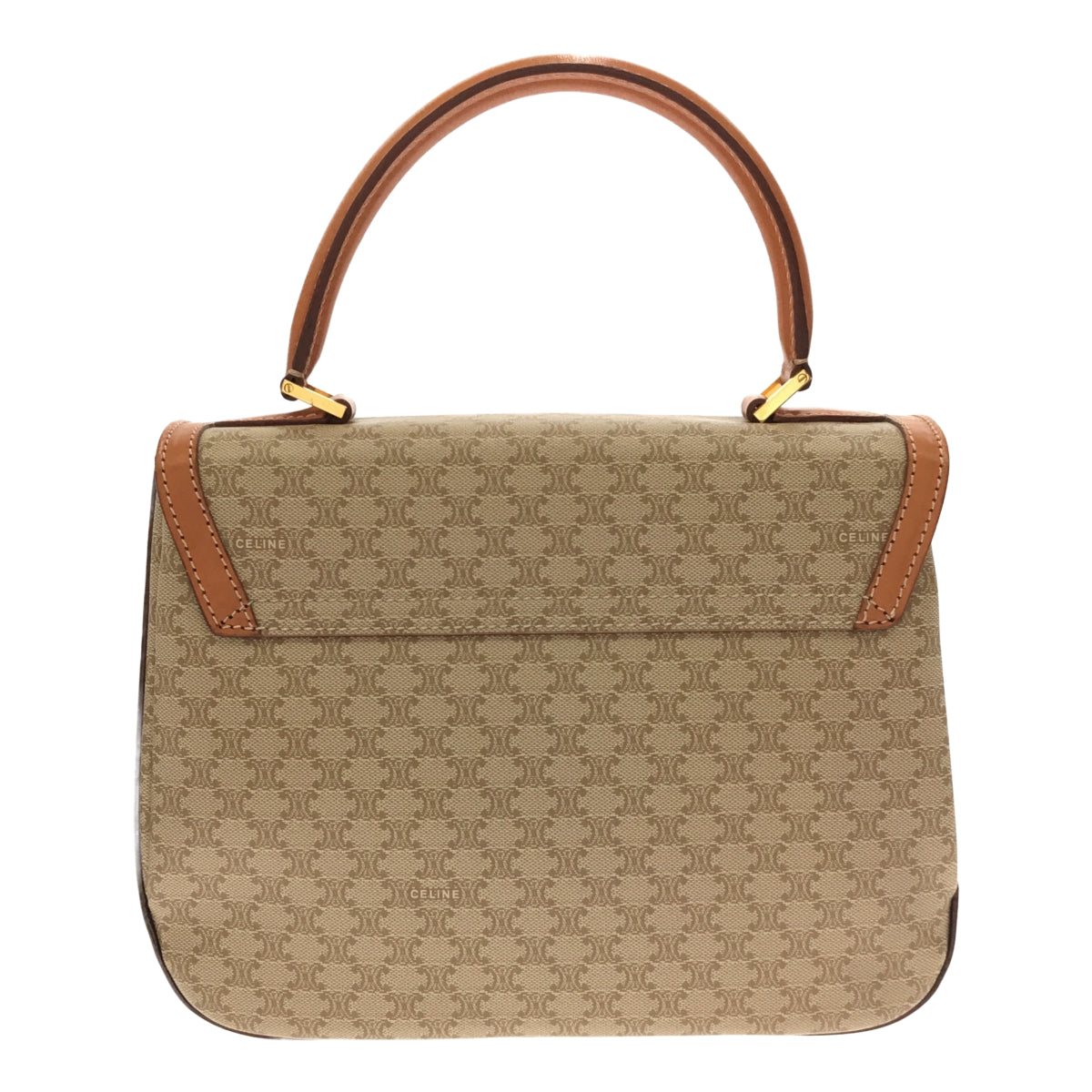 CELINE マカダム ハンドバッグ