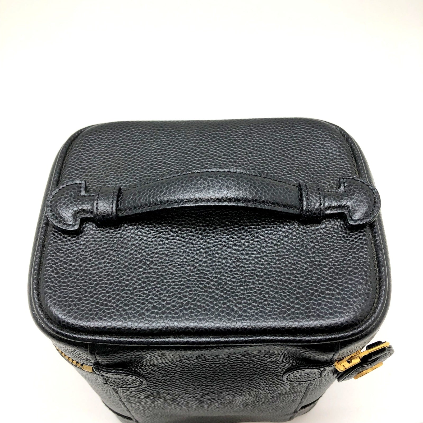 CHANEL バニティバッグ キャビアスキン