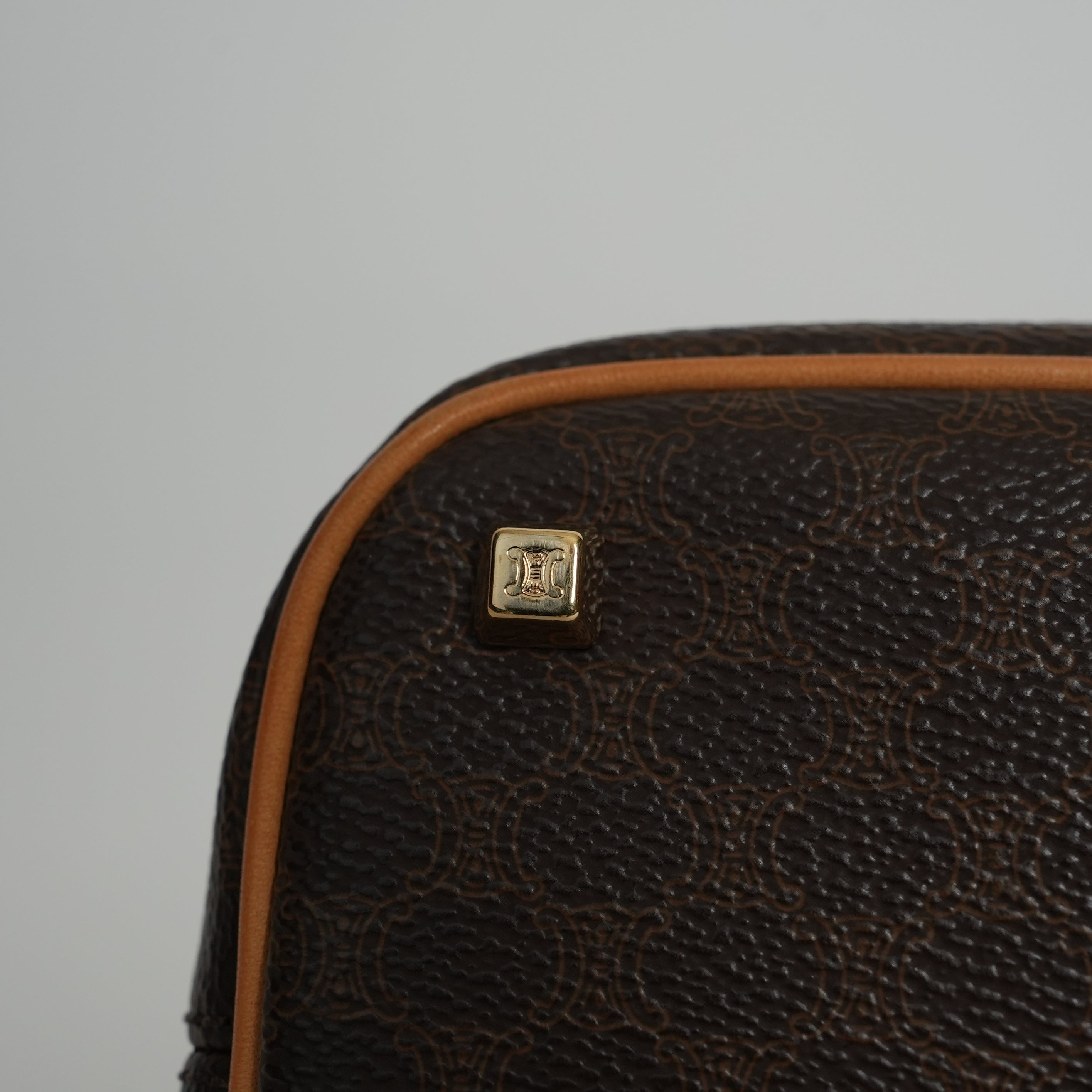 CELINE マカダム ハンドバッグ