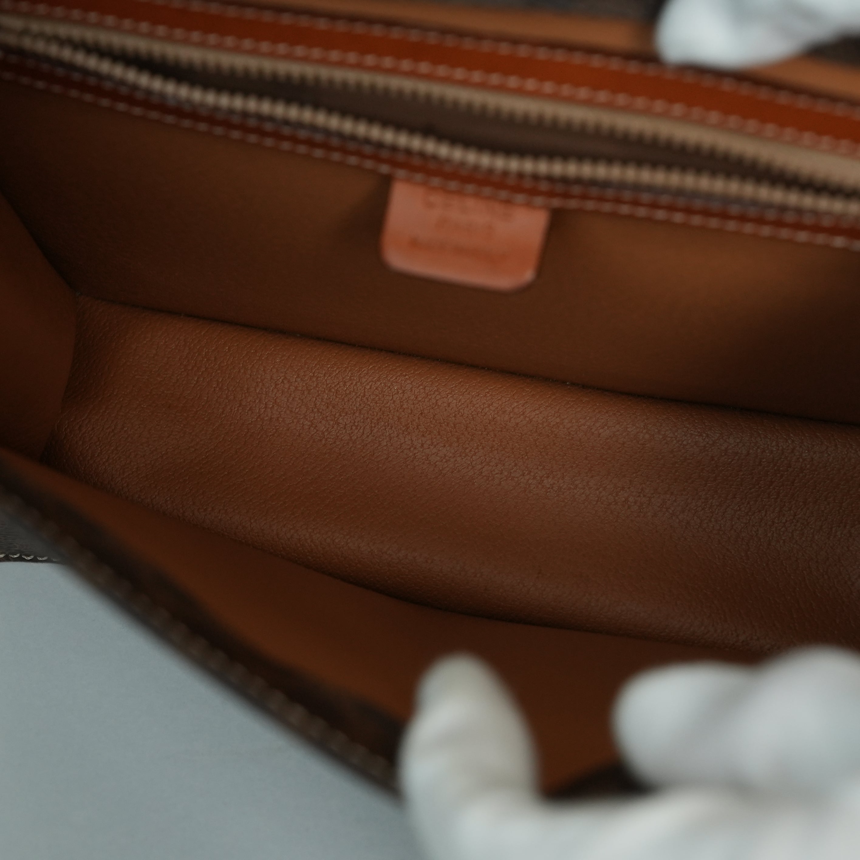 CELINE マカダム 2WAYハンドバッグ