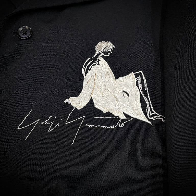 Yohji Yamamoto Pour Homme 02SS Actress embroidered blazer