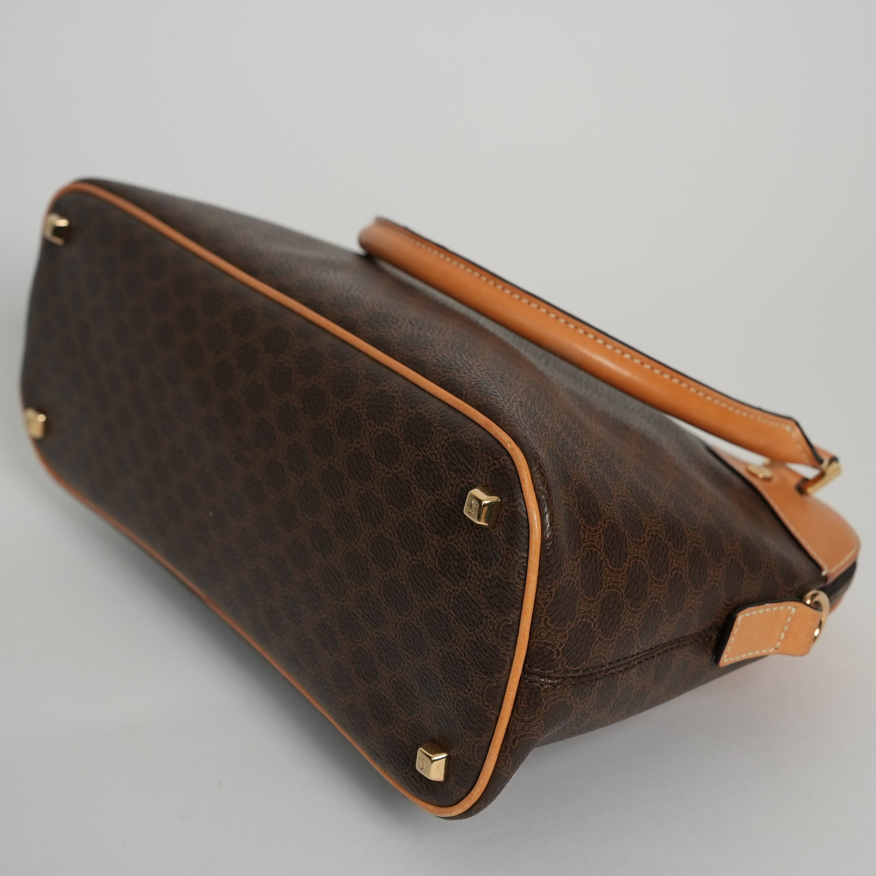 CELINE マカダム ハンドバッグ