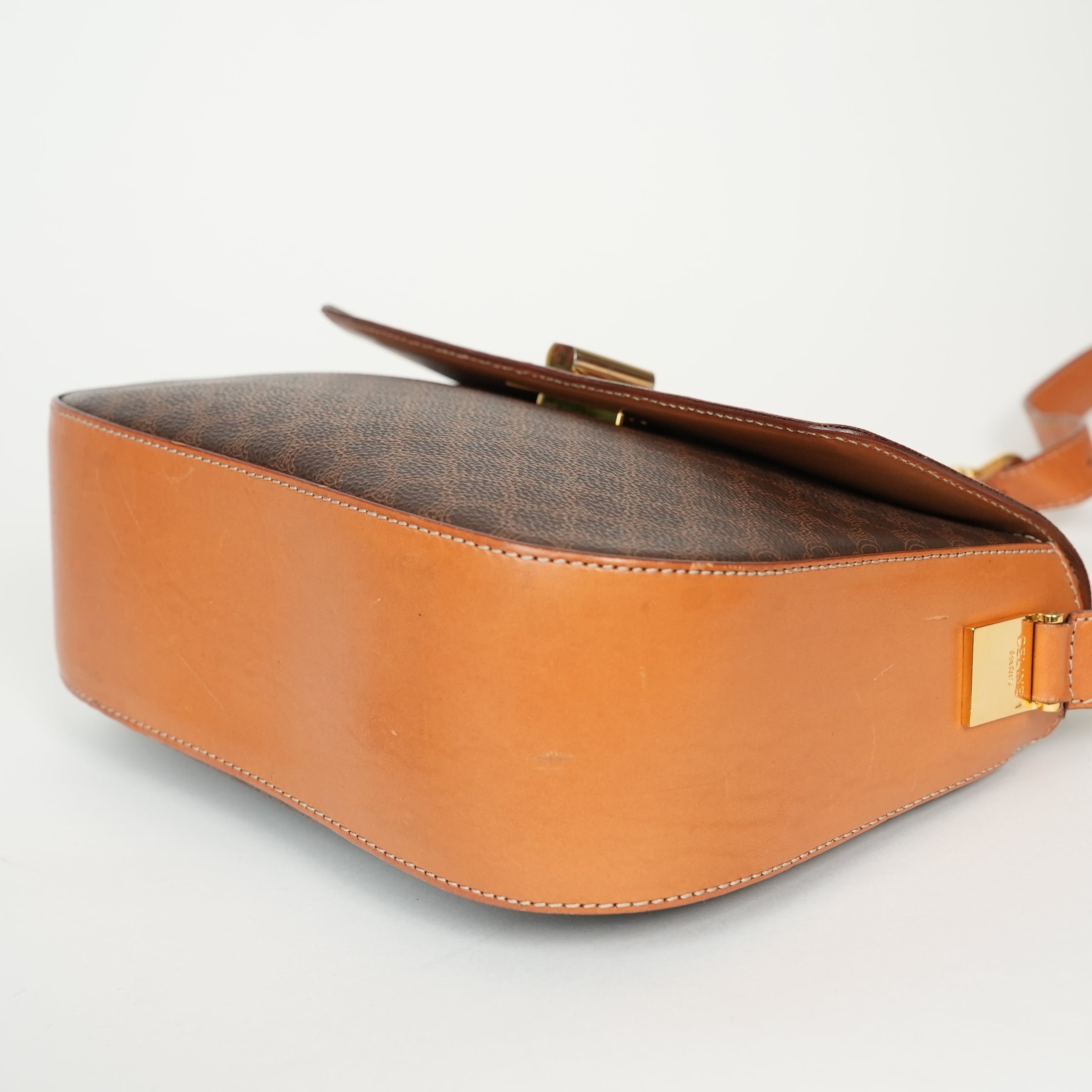 CELINE マカダム ショルダーバッグ