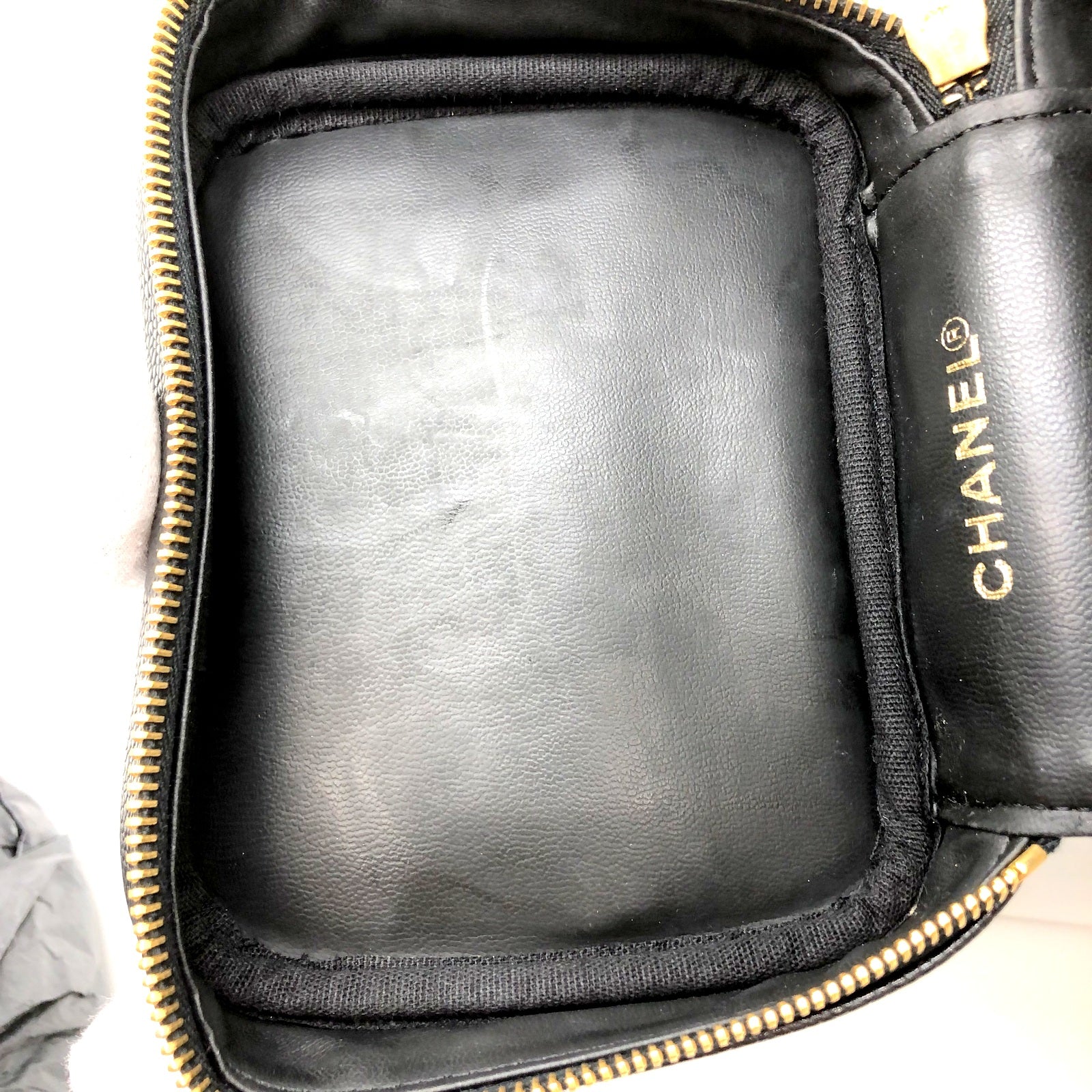 CHANEL バニティバッグ キャビアスキン