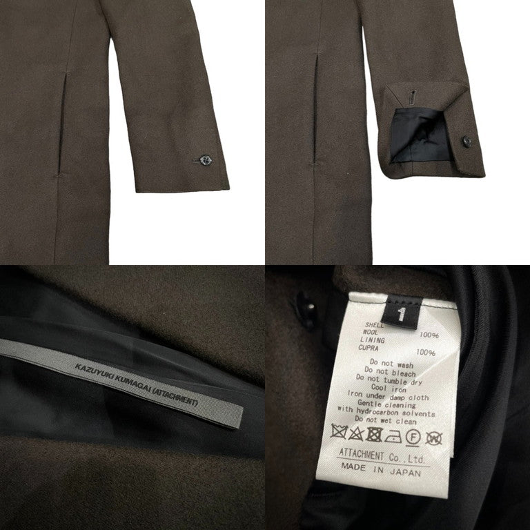 KAZUYUKI KUMAGAI ATTACHMENT Chester field coat