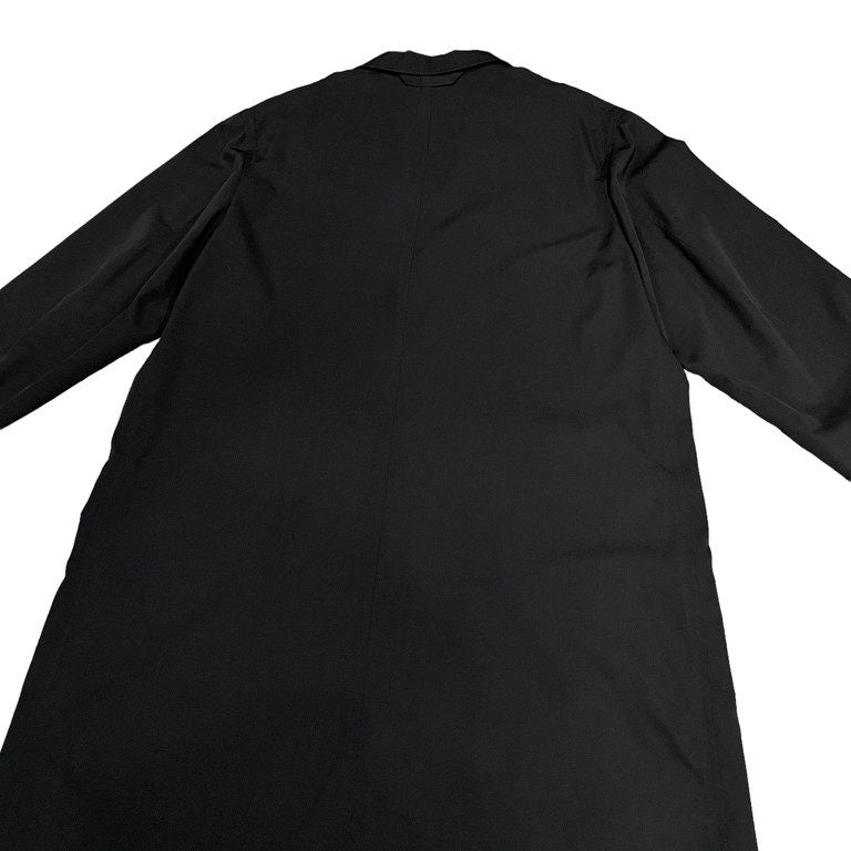 Y's for men ウールギャバジンストライプライニングリバーシブルロングコート