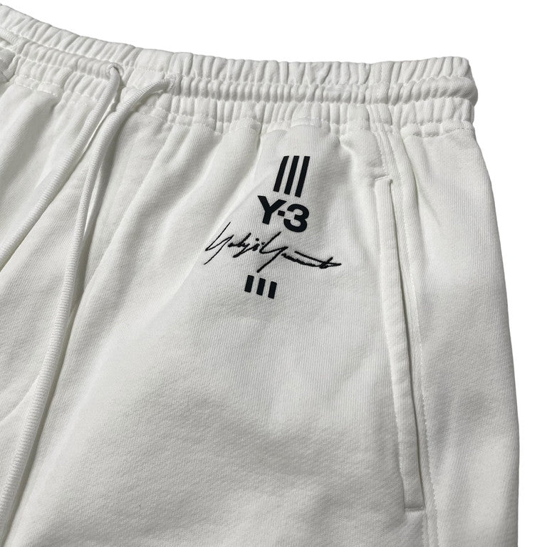 Y-3 19SS Embroidered sweat shorts