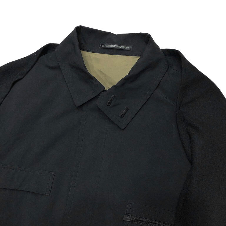 Yohji Yamamoto Pour Homme 17AW Docking stole zipped coat