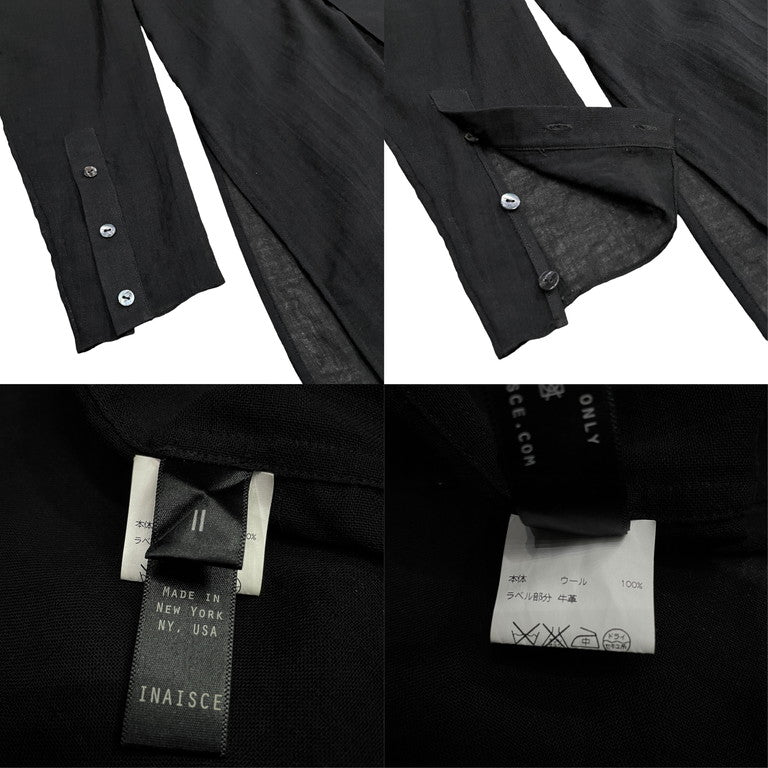 INAISCE Wool long shirt