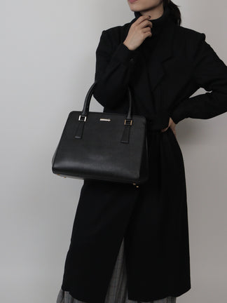 BURBERRY レザー ハンドバッグ