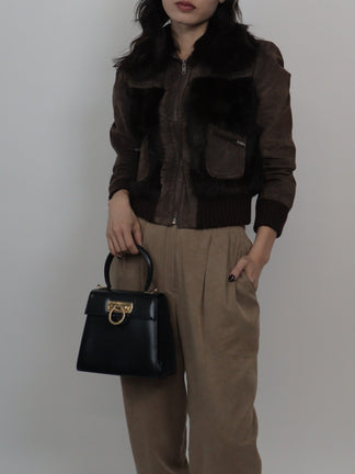 Salvatore Ferragamo ガンチーニ 2WAYハンドバッグ