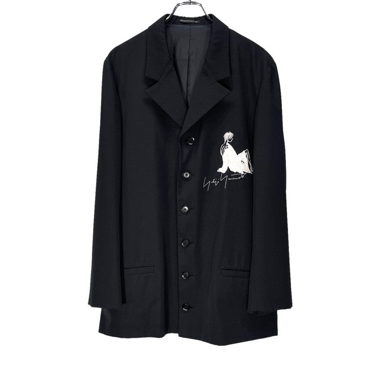 Yohji Yamamoto Pour Homme 02SS Actress embroidered blazer