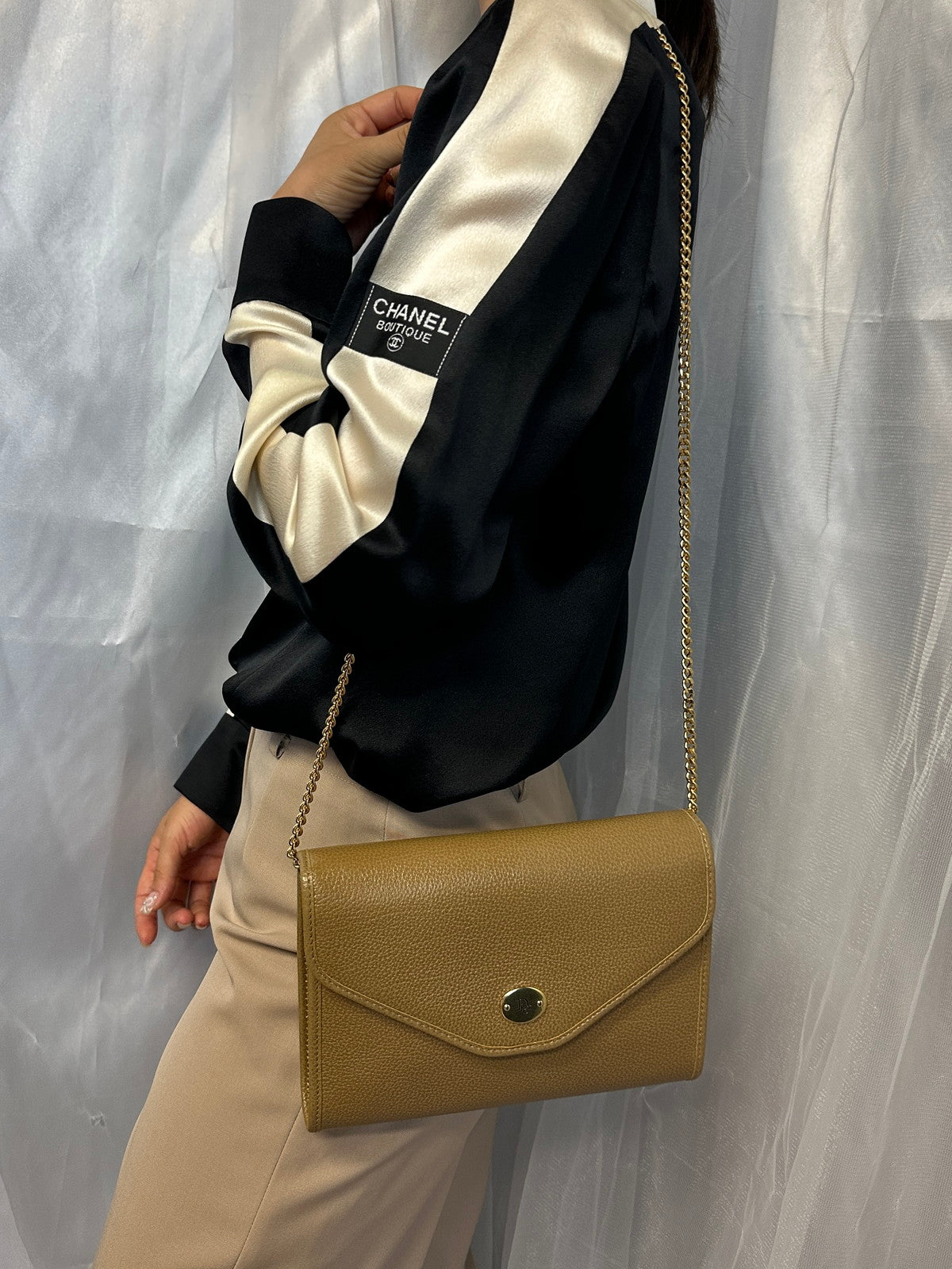 Christian Dior チェーンショルダーバッグ