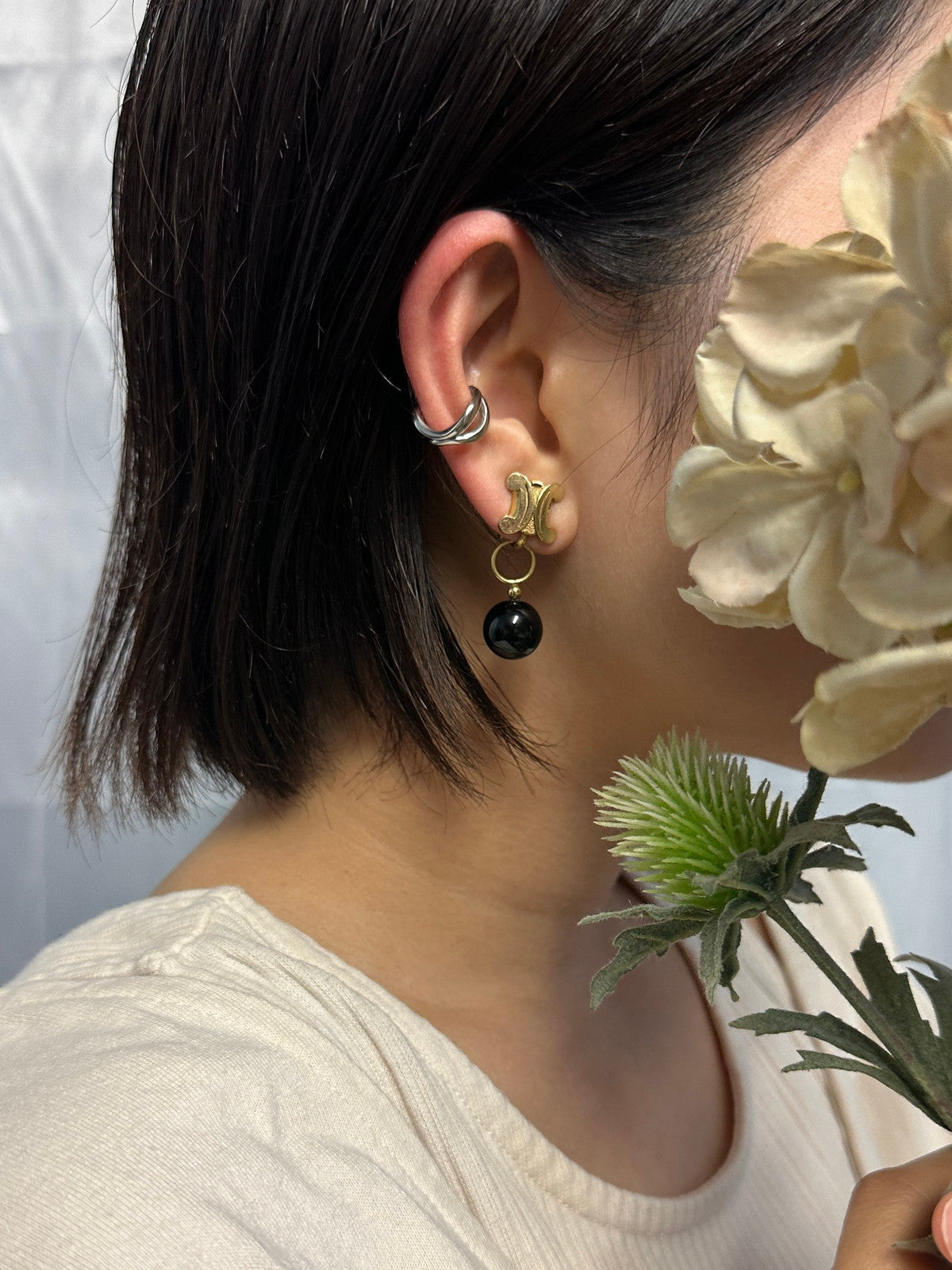 CELINE イヤリング 750