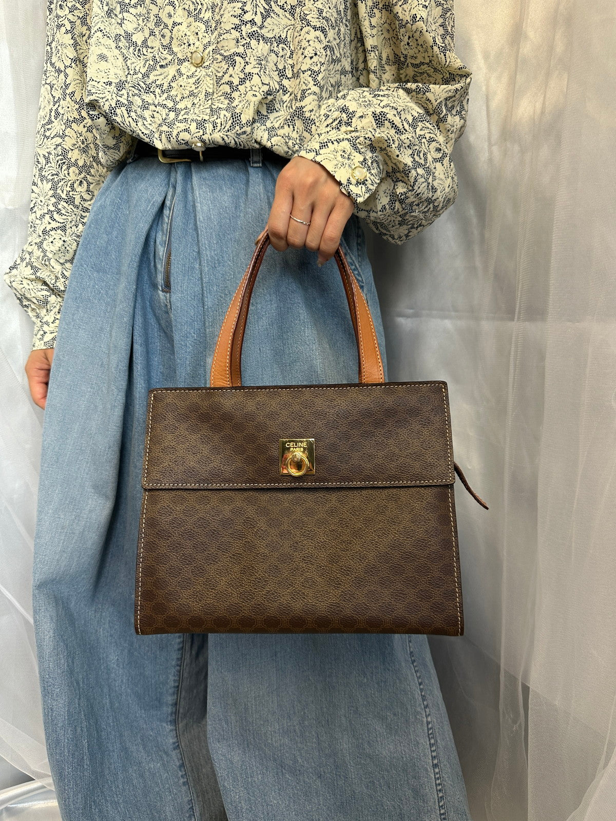 CELINE ハンドバッグ マカダム