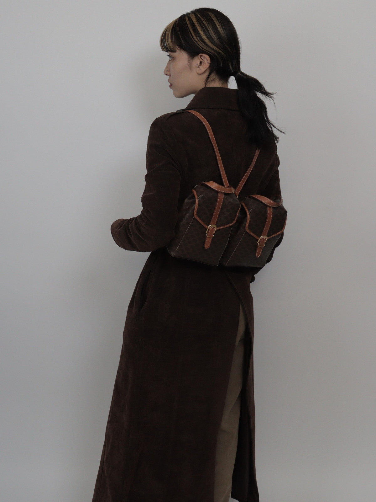 CELINE ダブルリュック マカダム