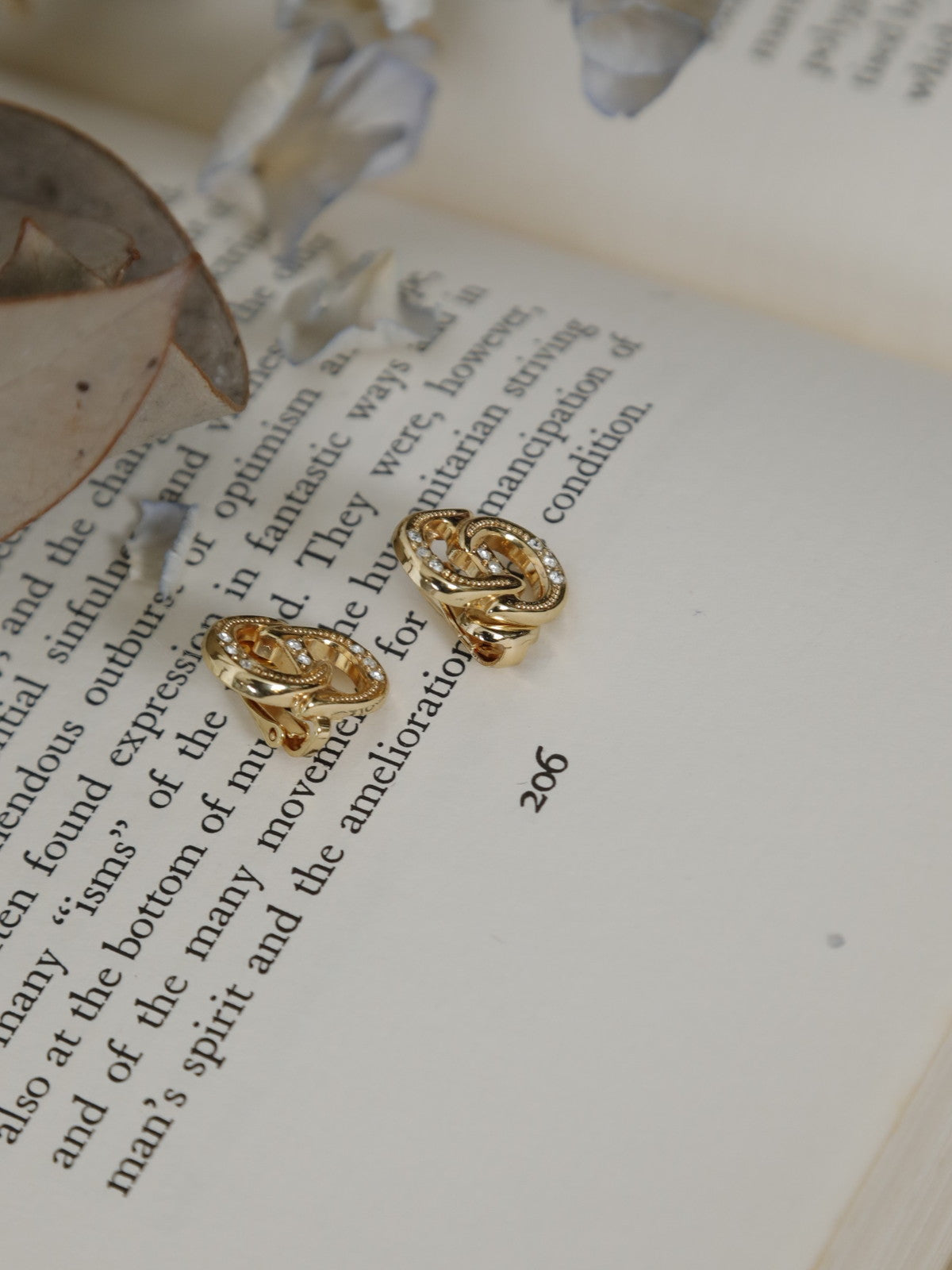 Christian Dior イヤリング ストーン