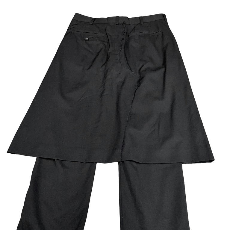 COMME des GARCONS HOMME PLUS 20AW ウールギャバジンスカートドッキングパンツ