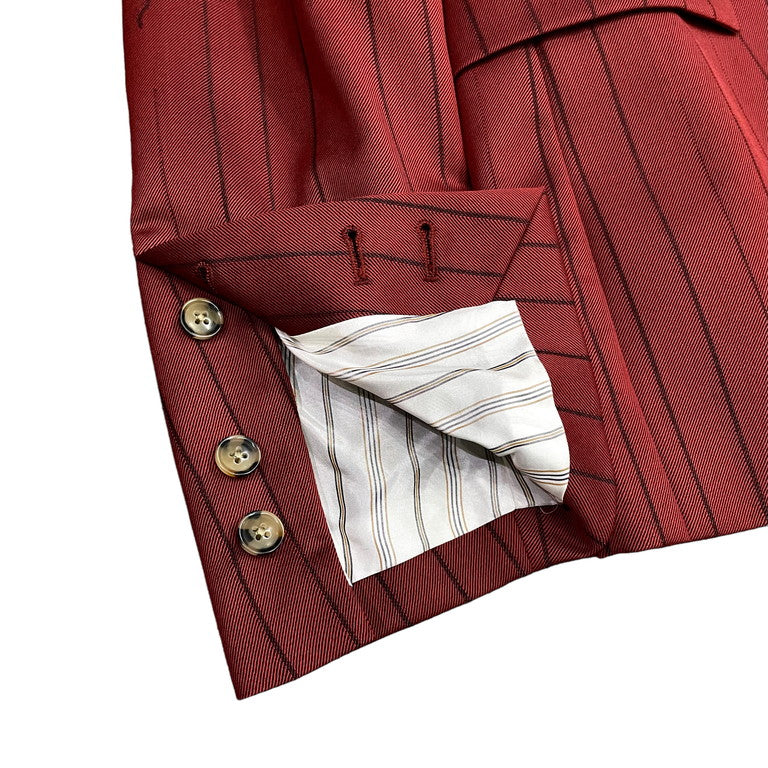 Vivienne Westwood 20AW Double-breasted striped tailored jakcet