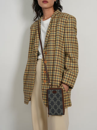 CELINE ショルダーウォレット パリマカダム