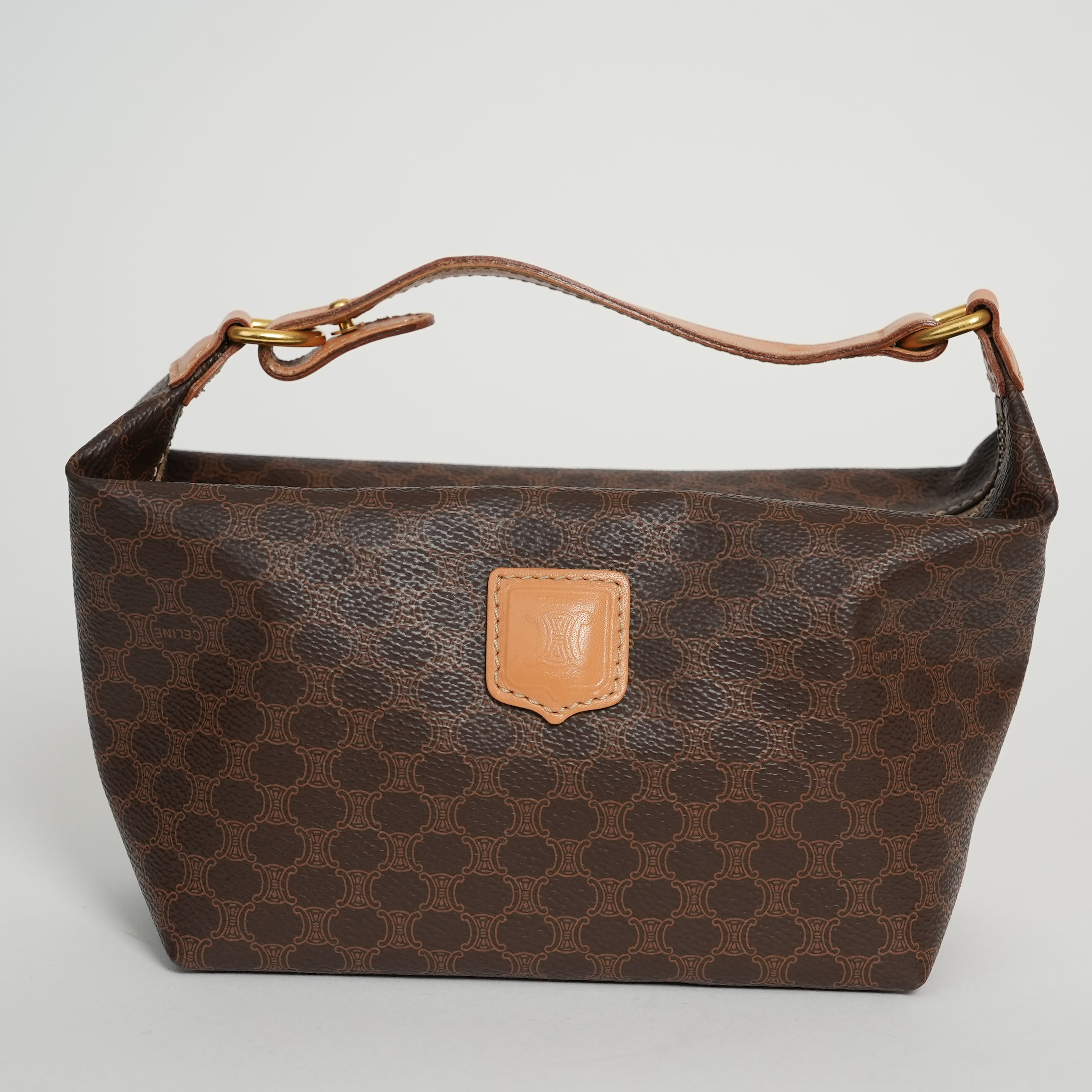 CELINE マカダム ハンドルポーチ