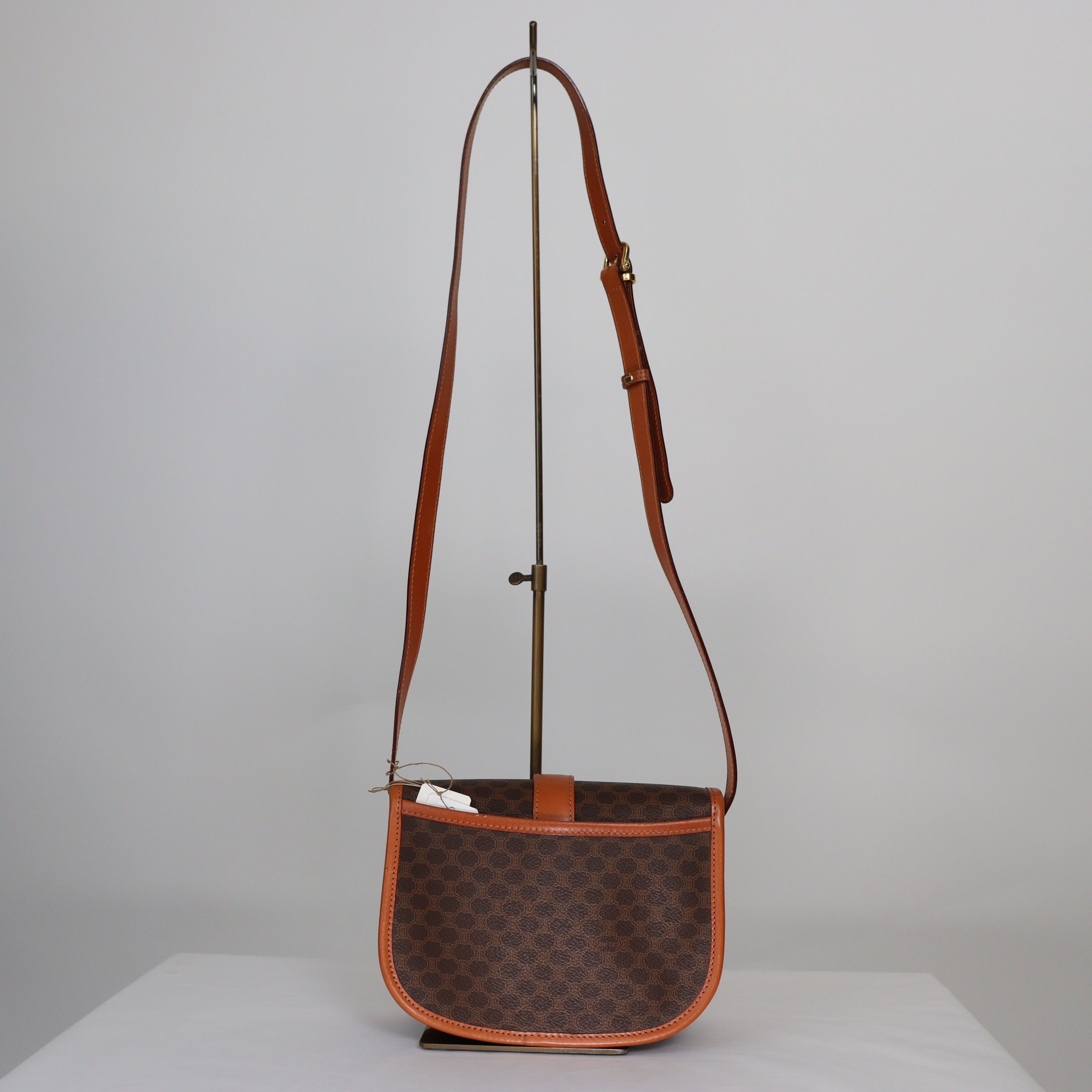 CELINE マカダム ショルダーバッグ