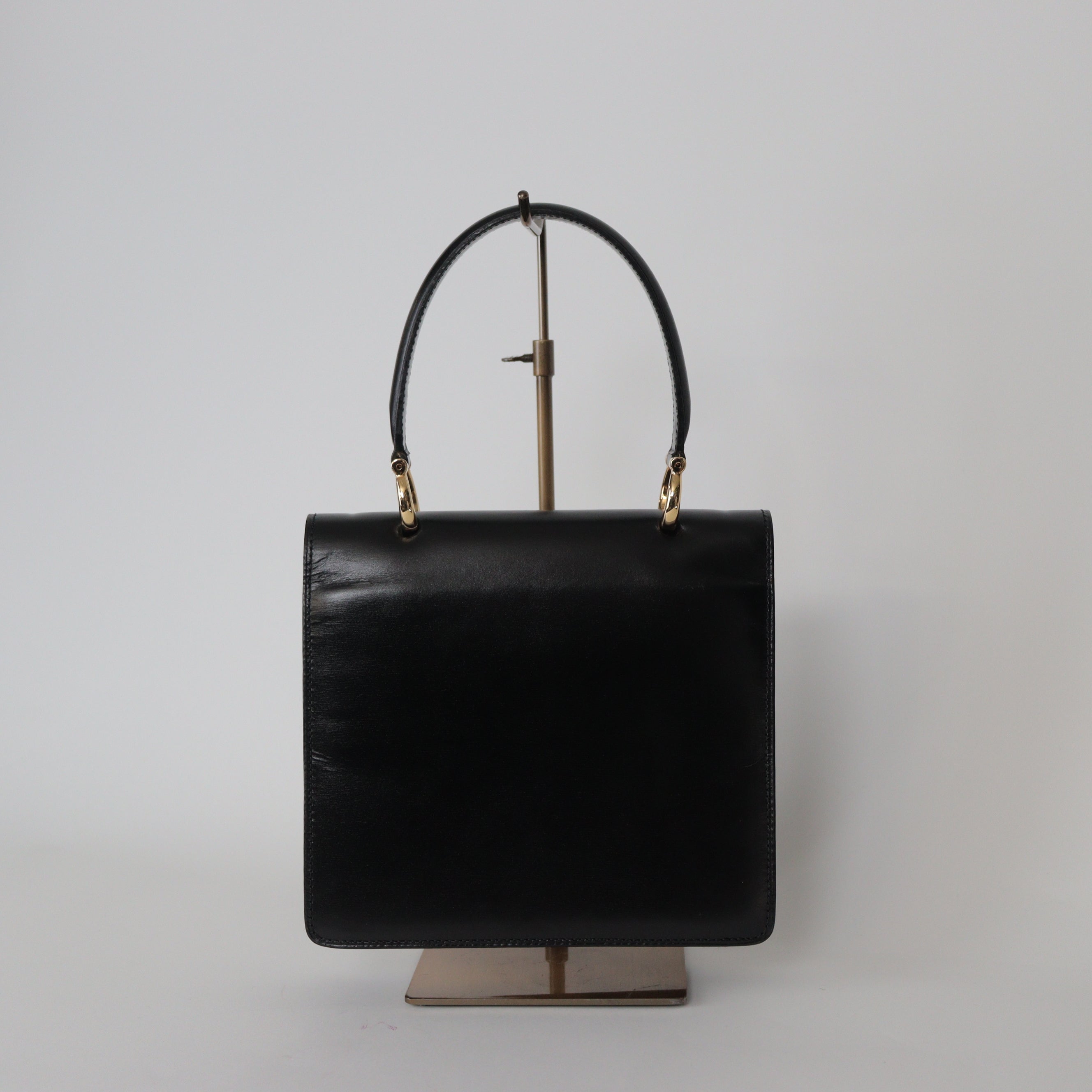 CELINE レザー ハンドバッグ