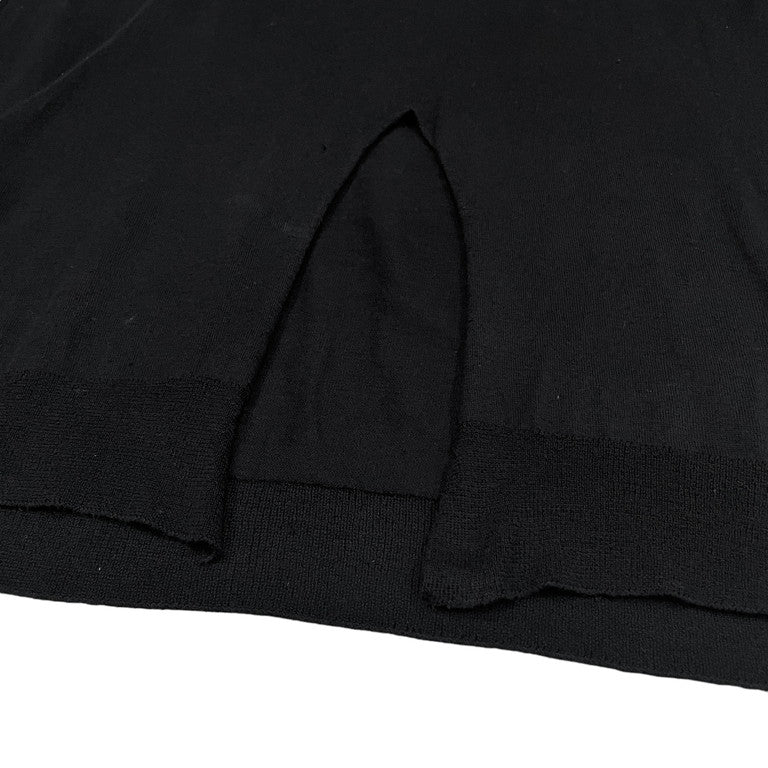 Yohji Yamamoto Pour Homme 13SS Slit knitted sweater